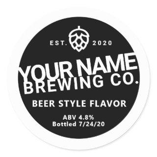 Custom Beer Bottle Labels - Change words colors