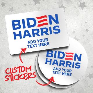 Custom Biden Harris Campaign Slogan Rectangular Sticker