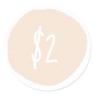 Custom Blush Sale Price tag Round Sticker