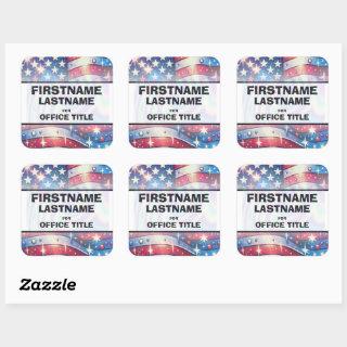 Custom Campaign Template  Square Sticker