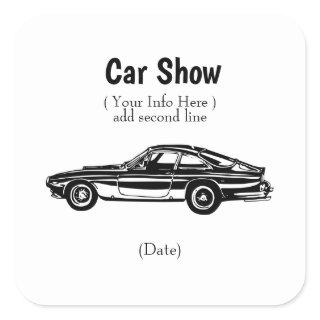 Custom Classic Car Stickers