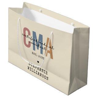 Custom CMA Certified Medical Assistant Large Gift Bag