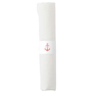 Custom Colors Monogram Anchor Wedding Napkin Bands