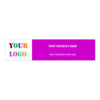 Custom Company Logo Text Napkin Bands Choose Color