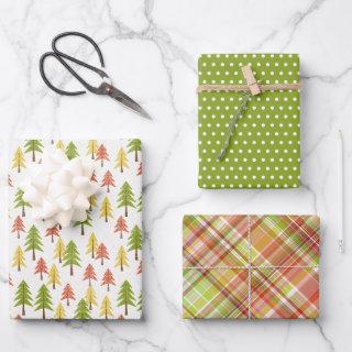 Custom Cute Simple Chic Forest Pine Trees Pattern  Sheets