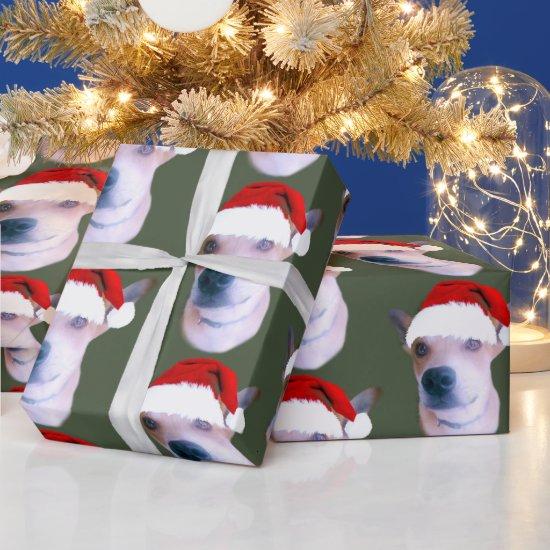 Custom Dog Christmas Photo