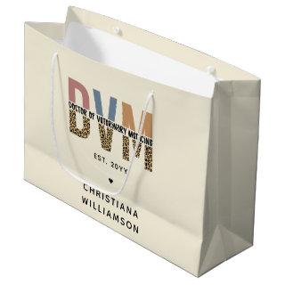 Custom DVM Doctor of Veterinary Medicine Gifts Large Gift Bag