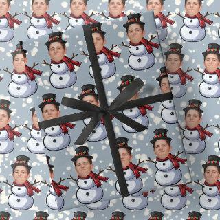Custom Face Photo Christmas Snowmen