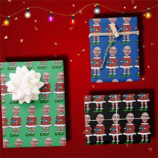 Custom Face Photo Elf Christmas Personalized Photo  Sheets
