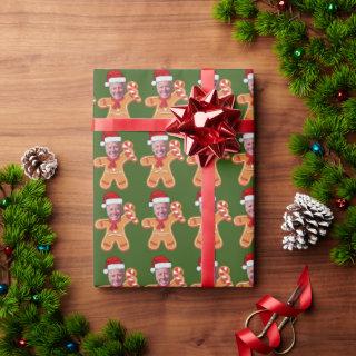 Custom Face Photo Gingerbread Funny Joe Biden