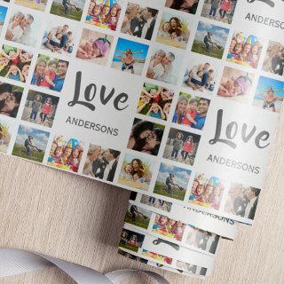 Custom Family Photo Collage Personalized White