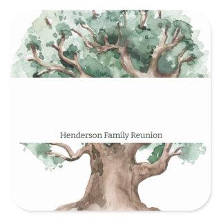 Custom Family Tree Family Reunion Name Tag