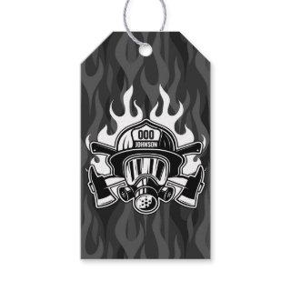 Custom Firefighter Rescue Fire Department Station  Gift Tags