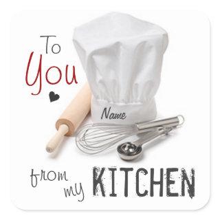 Custom From My Kitchen Stickers