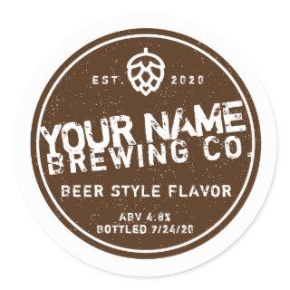 Custom Homebrew Beer Labels - Change words colors