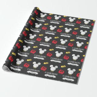 Custom Mickey Mouse Icon Chalkboard Birthday