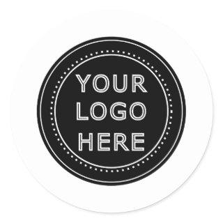 Custom Minimalist, simple & modern Classic Round Sticker