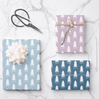 Custom Modern Minimalist Geometric Christmas tree  Sheets