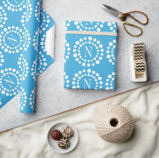 Custom Monogram Light Blue