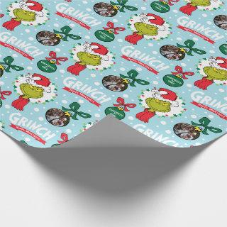 Custom Name and Photo - Grinch with Ornaments