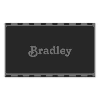 Custom name camera negative film rectangular sticker