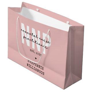 Custom NNP Neonatal Nurse Practitioner Large Gift Bag