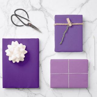 Custom Stylish Modern Solid Color Purple Matte  Sheets