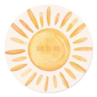 Custom Sun Stickers
