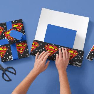 Custom Superman Logo Happy Birthday