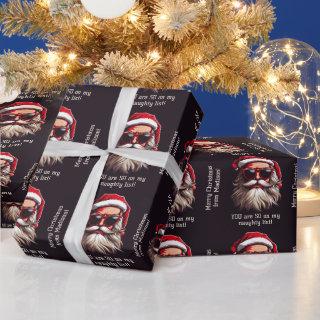 Custom Text Grumpy Santa