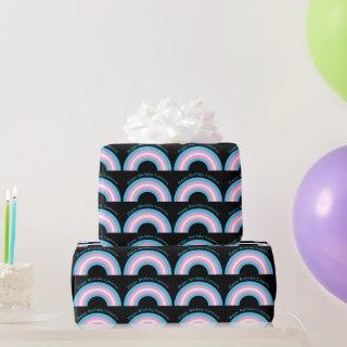 Custom Transgender Birthday Cute Rainbow Pattern