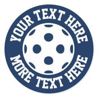 Custom wiffle ball Birthday party stickers