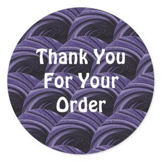 Customer Appreciation Modern Business Thank You Classic Round Sticker