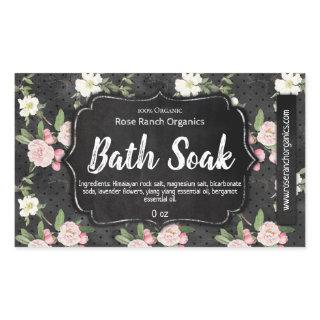 Customizable Bath Soak Label Handmade Business