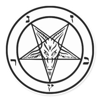 Customizable Black Baphomet Stickers