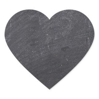 Customizable Chalkboard Background Heart Sticker
