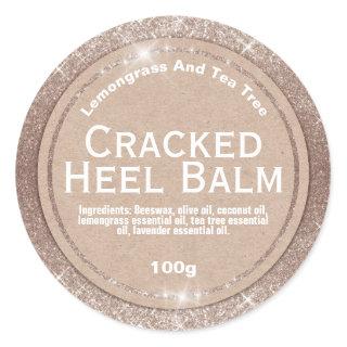 Customizable Cracked Heel Balm Label