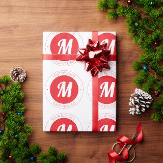 Customizable Monogram & Circular Text Template