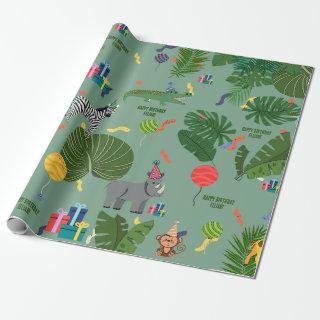 Customizable Party Animals Zoo Jungle