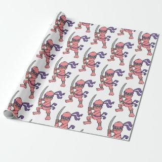 Customizable Pink Ninja Pattern