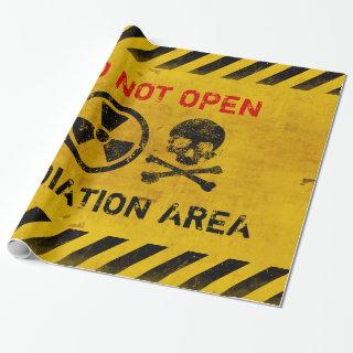 Customizable Radiation Hazard Sign