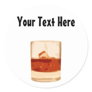 Customizable Shot Tumbler Glass Sticker