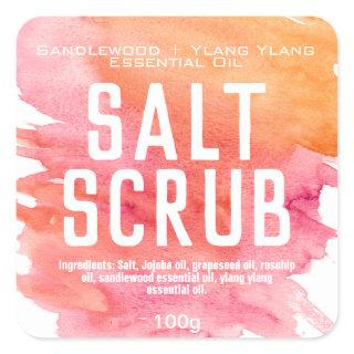 Customizable Sugar Scrub Label