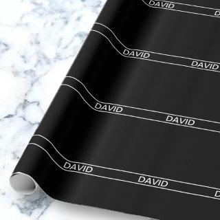 Customizable Text | Bold Modern Black & White