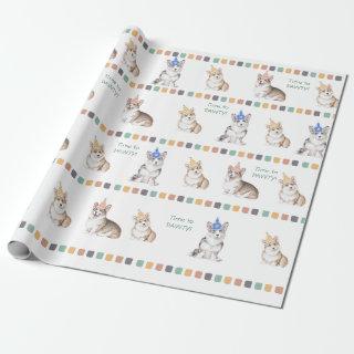 Customizable Time to PAWTY Corgi