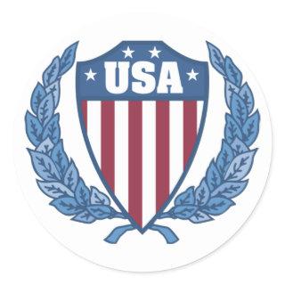 Customizable USA Emblem Stickers