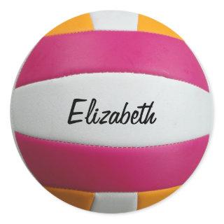Customizable Volleyball Stickers