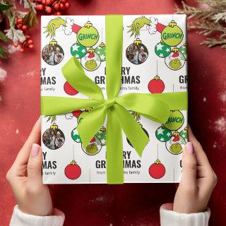 Customize Family Photo - Grinch with Ornaments