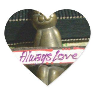 Customize Product Heart Sticker