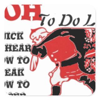Customize Product Square Sticker